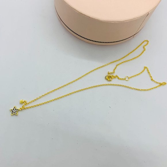 TOUS Necklace Silver vermeil TOUS New Motif Necklace with sapphire star 45cm - Picture 6 of 8
